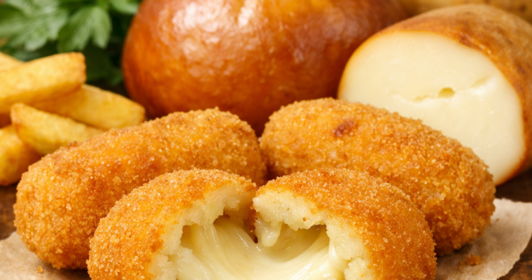 Crocchette di Patate dal Cuore Filante: Scamorza Affumicata e Profumo di Casa