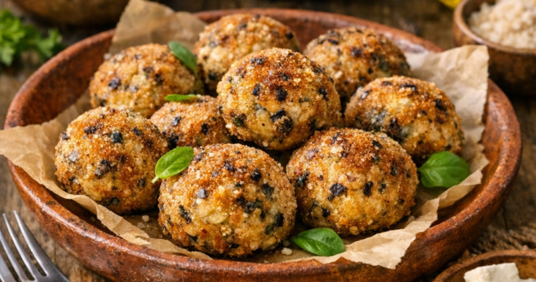 Polpette di Melanzane e Ricotta al Forno