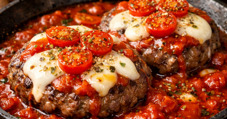 Hamburger alla pizzaiola