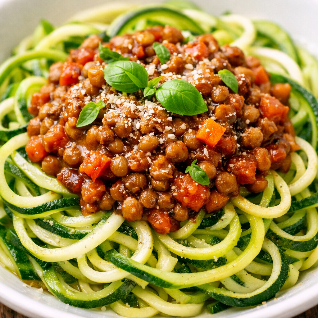 Zoodles al Ragù di Lenticchie: Il Comfort Food Leggero.