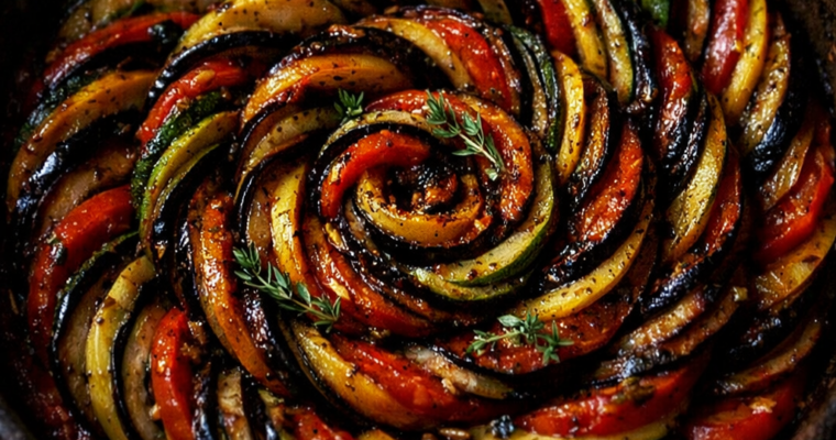 Ratatouille a Spirale: la ricetta colorata ispirata al film