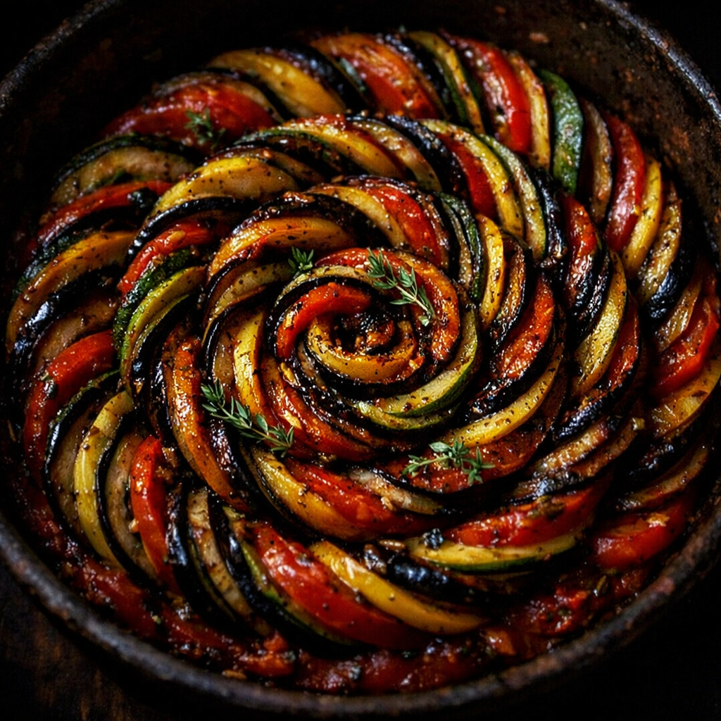 Ratatouille a Spirale: la ricetta colorata ispirata al film