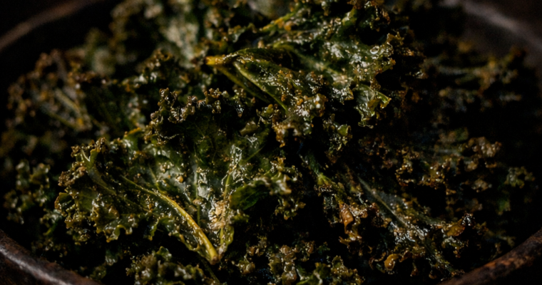 Chips di Cavolo Riccio (Kale Chips).