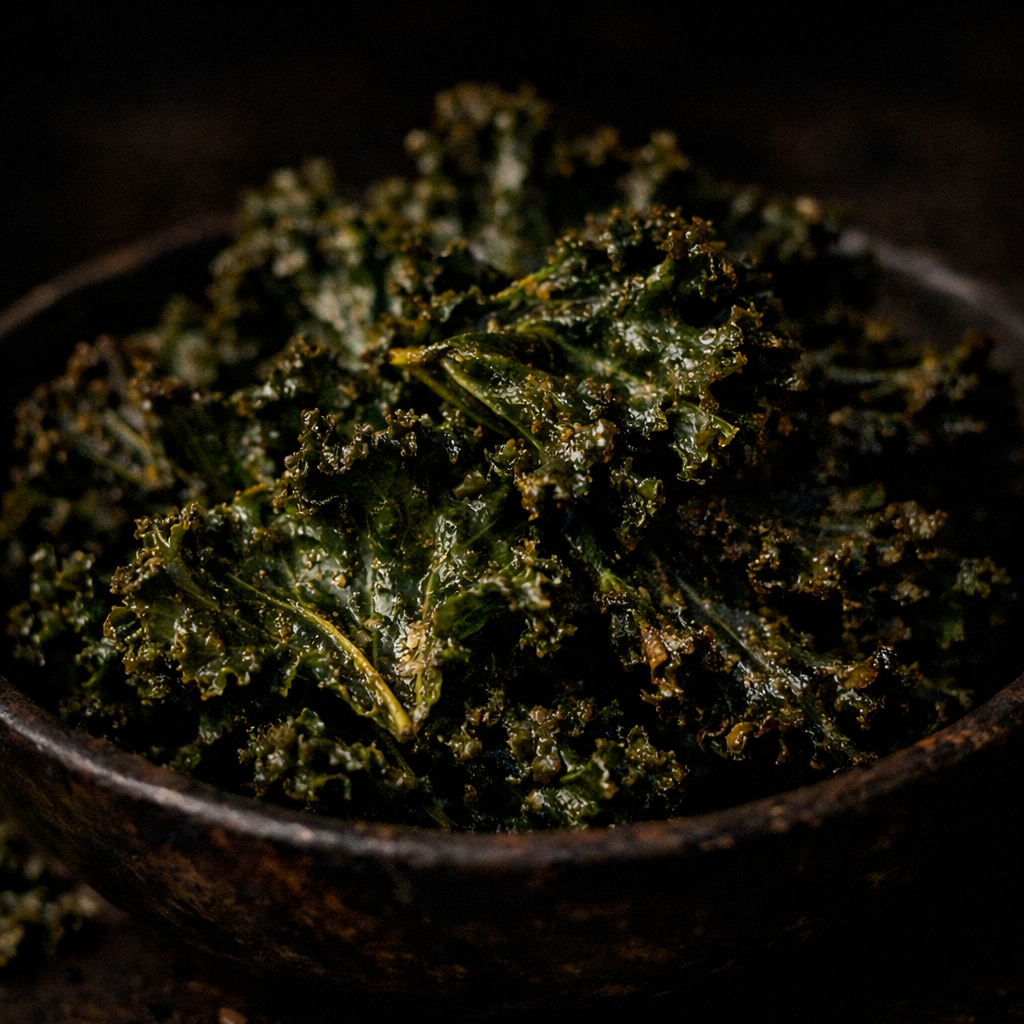 Chips di Cavolo Riccio (Kale Chips).