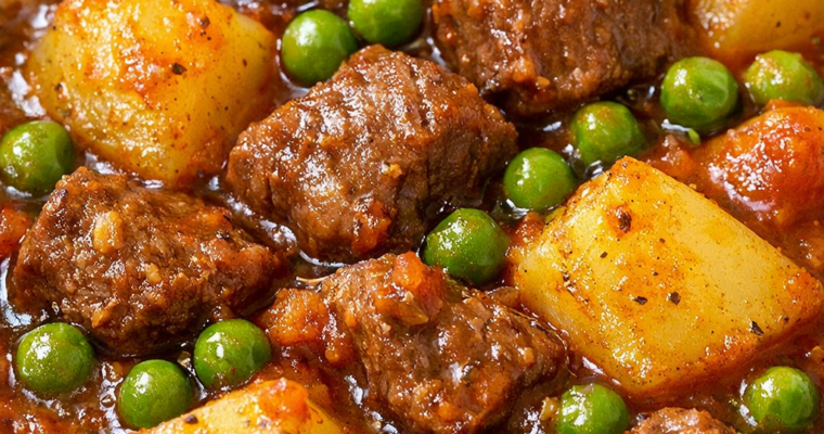 Spezzatino con patate e piselli: il comfort food per eccellenza
