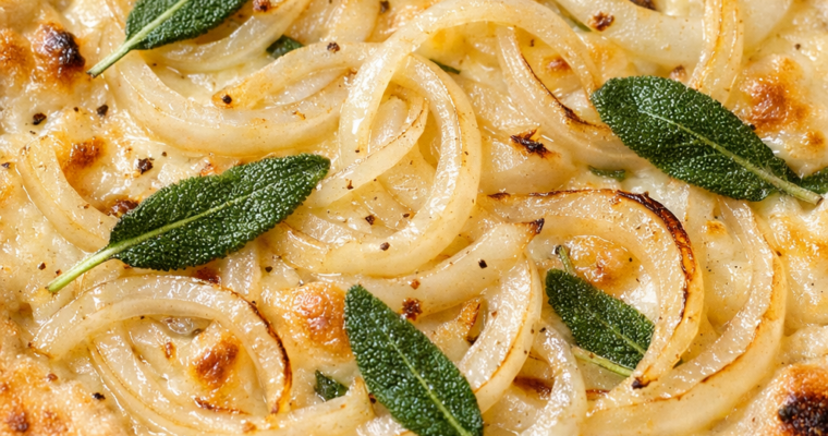 Pizza Bianca con Cipolla e Salvia: Un Classico Profumato e Irresistibile