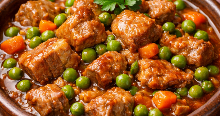 Spezzatino di Vitello con Piselli: Il Comfort Food Classico e Tenerissimo