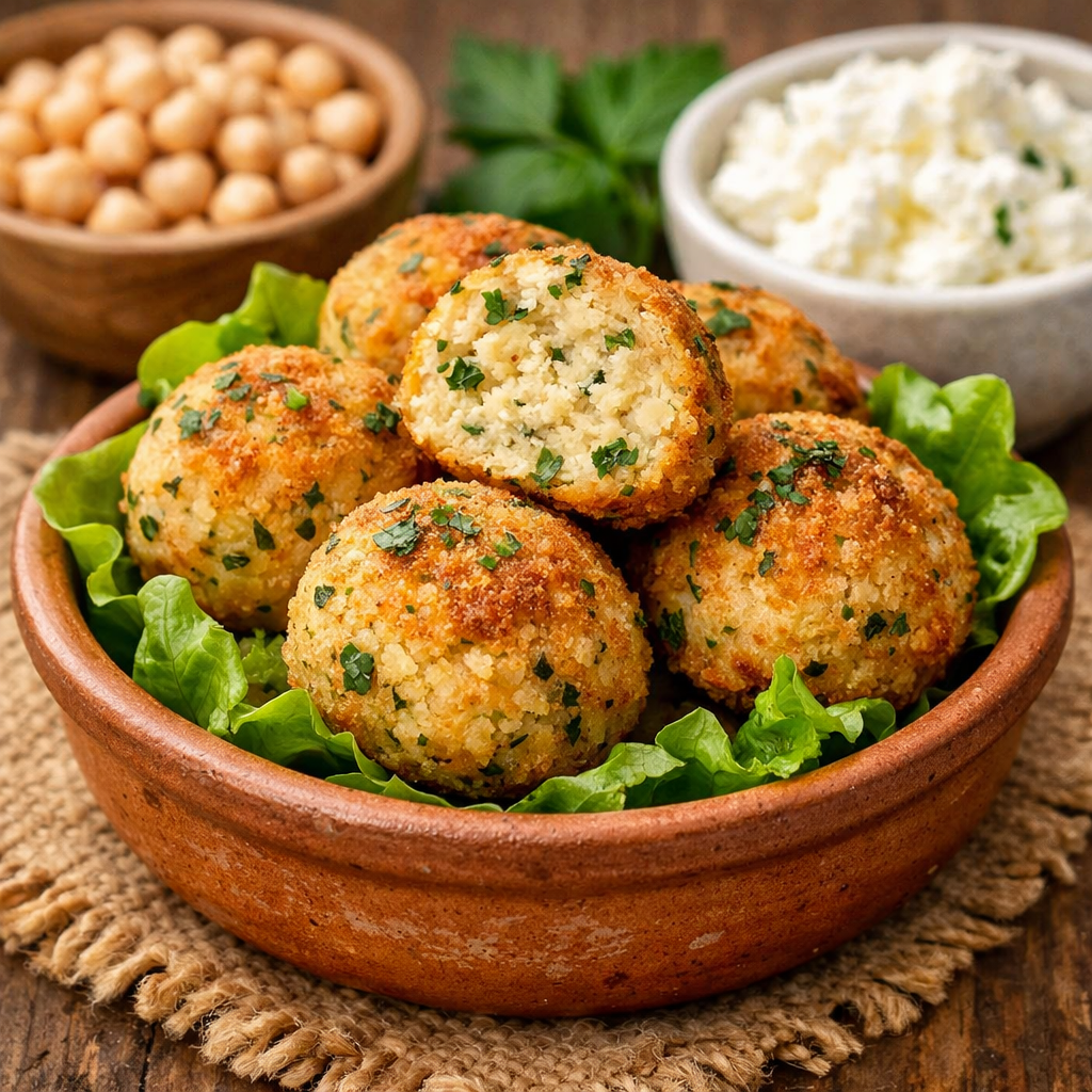 Polpette di Ceci e Ricotta: Il Comfort Food Dorato e Tenerissimo