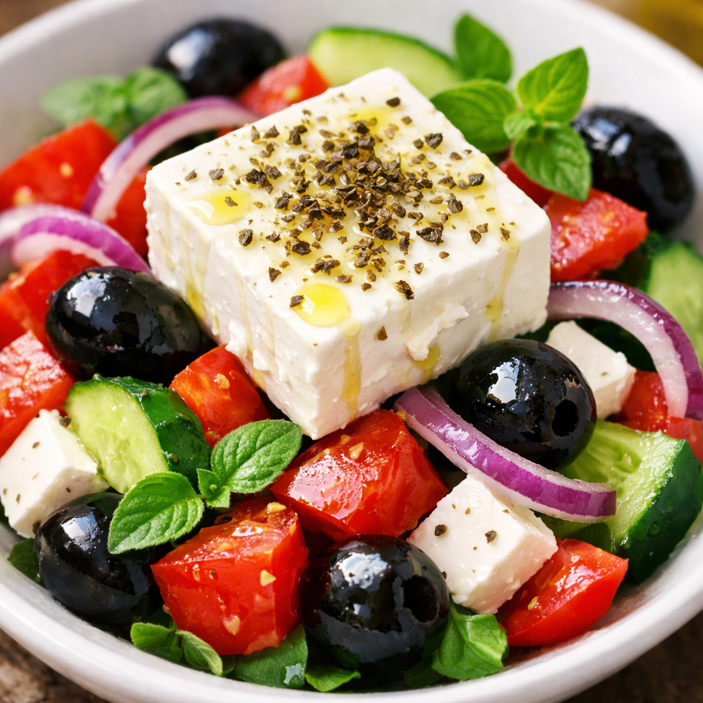 Insalata Greca: Il Contorno Estivo Freschissimo e Irresistibile
