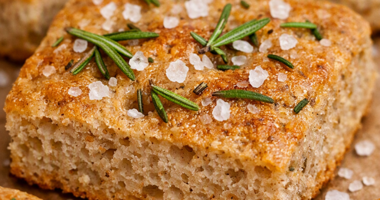 Panfocaccia Integrale al Rosmarino e Sale Geomarino: Il Rustico Sofficissimo e Aromatico