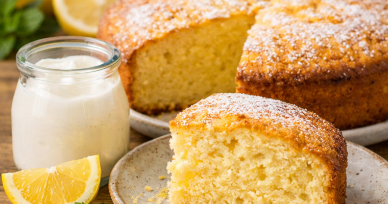 Torta Soffice al Limone e Yogurt: Il Dolce Sette Vasetti Profumatissimo e Senza Bilancia