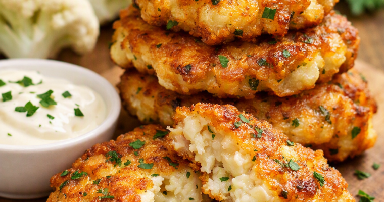 Frittelle di Cavolfiore Croccanti e Leggere