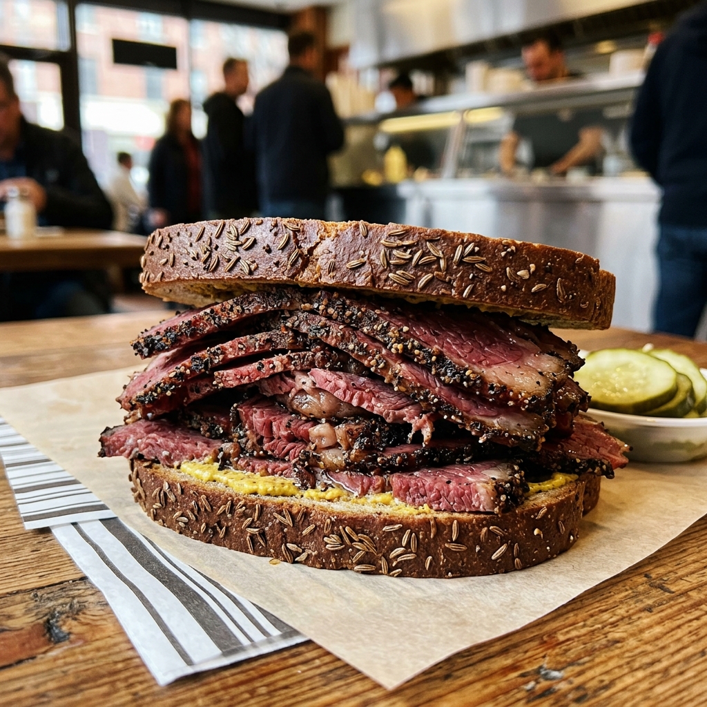 Pastrami: Il Viaggio di una Carne Nomade dai Balcani ai Diner Americani