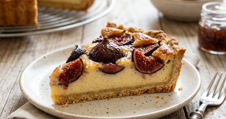 Crostata di Crema Cotta e Fichi: Il Dessert Rustico che Sa di Fine Estate