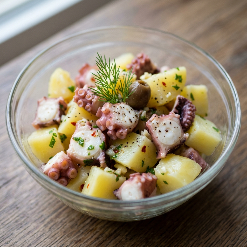 L’Insalata di Polpo e Patate Morbidissima