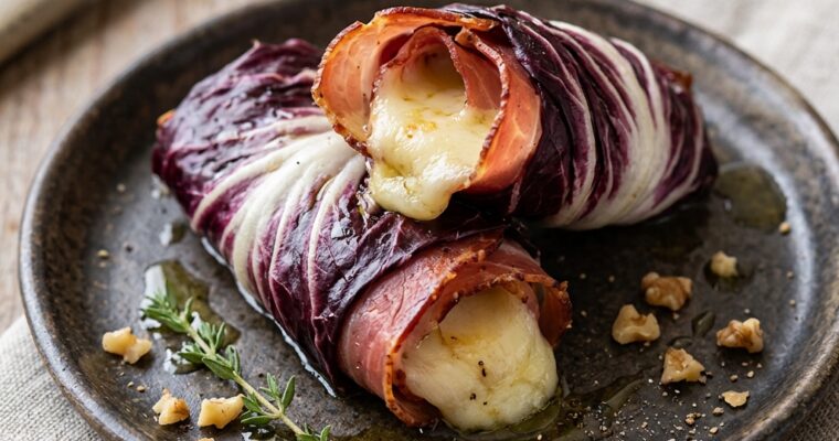 Involtini di Radicchio, Speck e Scamorza Affumicata: Il Filante Comfort Food Autunnale