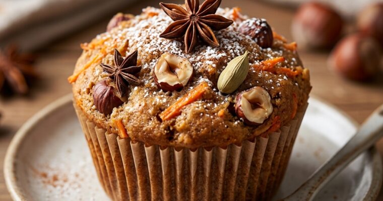 Muffin alle Carote, Nocciole e Spezie: Soffici, Profumati e Irresistibili