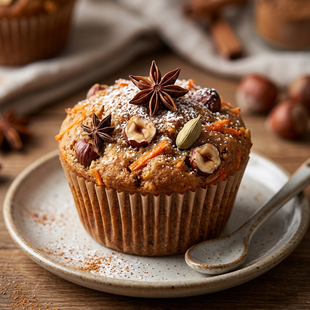 Muffin alle Carote, Nocciole e Spezie: Soffici, Profumati e Irresistibili