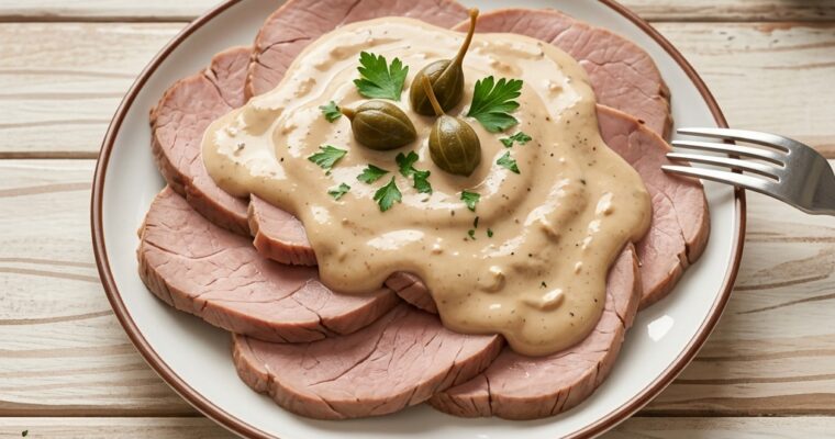 Vitello Tonnato: Il Grande Classico Piemontese Morbidissimo e Cremoso