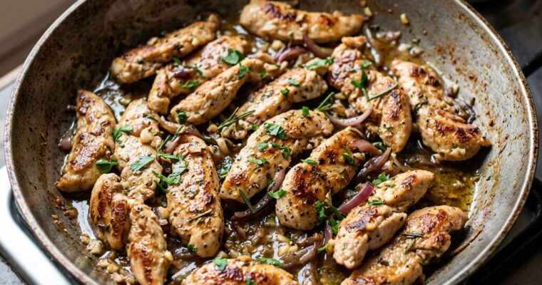 Straccetti di Pollo in Padella: Morbidi, Saporiti e Pronti in 20 Minuti